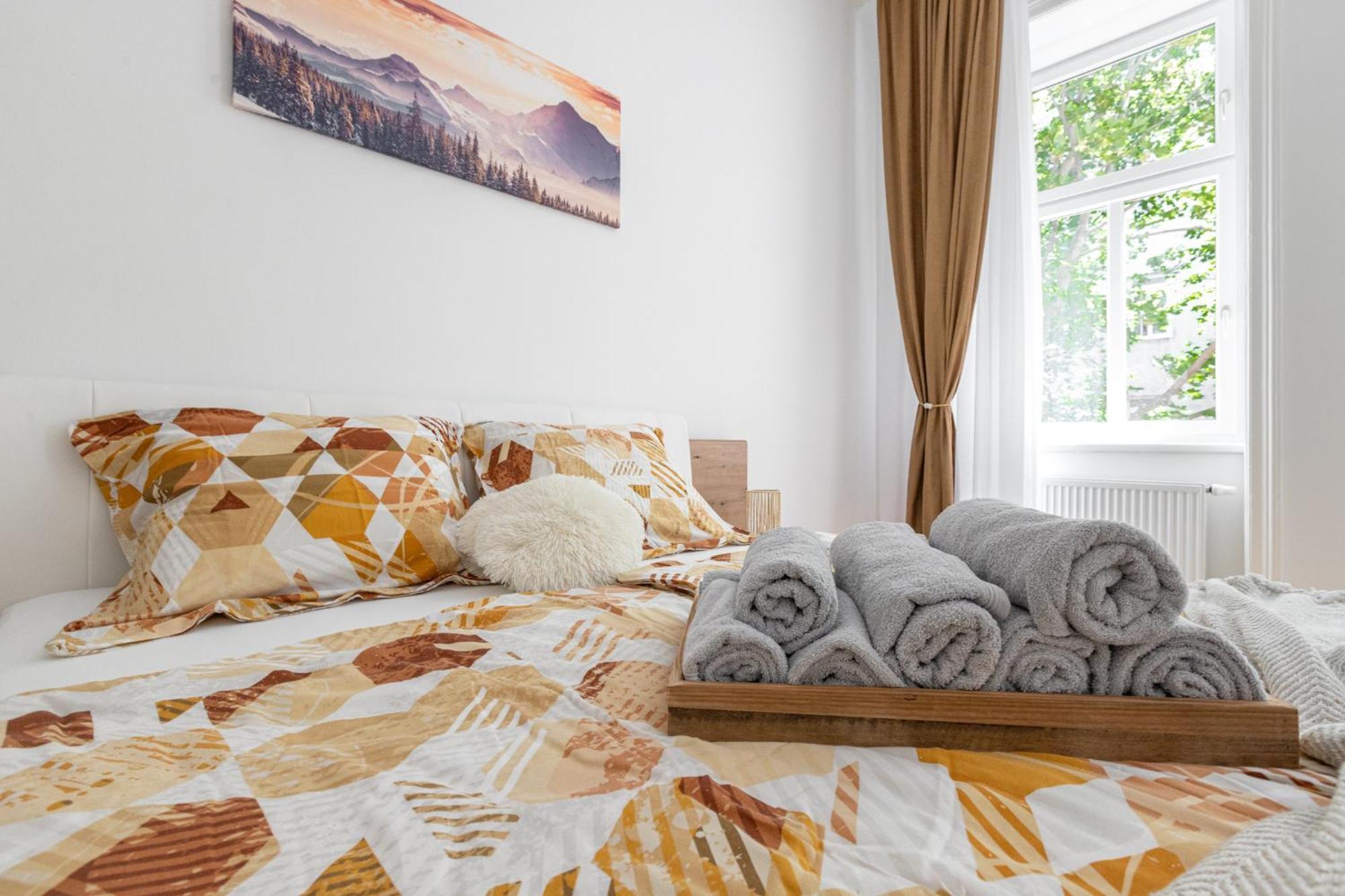 Stilvolle 2 Zimmer Apartment Im Wiener Altbaustil Nahe Donaukanal 外观 照片