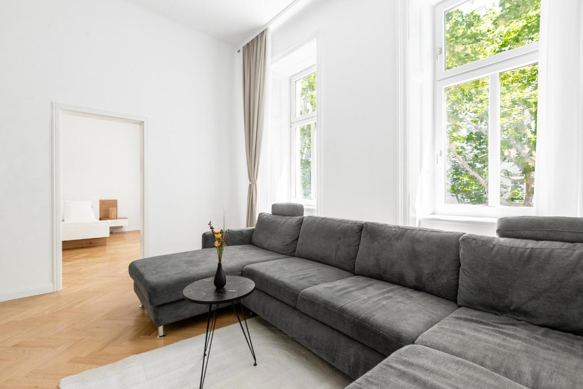 Stilvolle 2 Zimmer Apartment Im Wiener Altbaustil Nahe Donaukanal 外观 照片