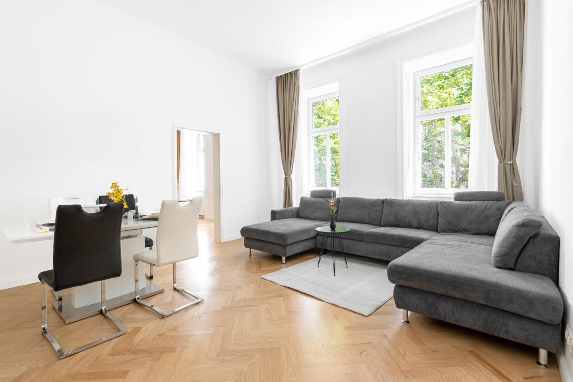 Stilvolle 2 Zimmer Apartment Im Wiener Altbaustil Nahe Donaukanal 外观 照片